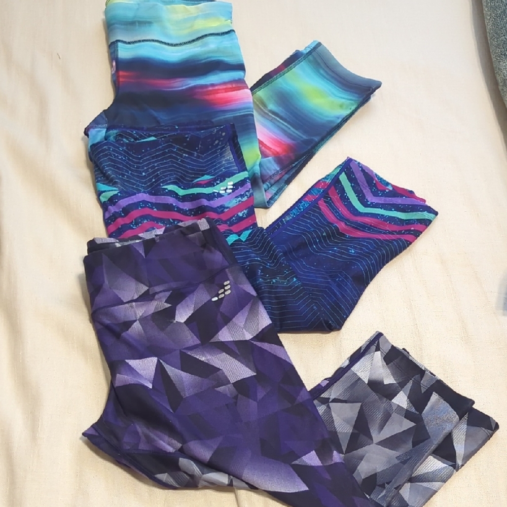 BCG Women's Multicolor Patterned Leggings Set
